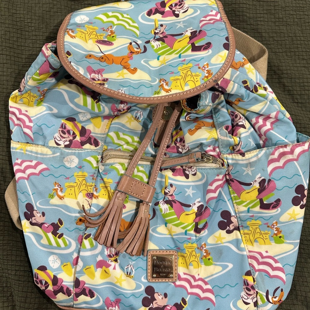 Disney Dooney & Bourke Beach Print Backpack